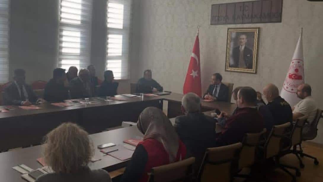 Kastamonu Bölgesel Deprem Tatbikatı Bilgilendirme Toplantısı Gerçekleştirildi