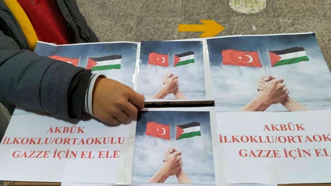 Tosya'daki Okullardan Filistin'e Destek Kermesi